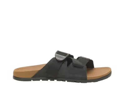 CHACO Women's Lowdown Leather Slide "Black" 12365296