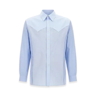 Maison Margiela Cotton Shirt "Light Blue"