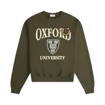 RHUDE Oxford Crewneck "Green"