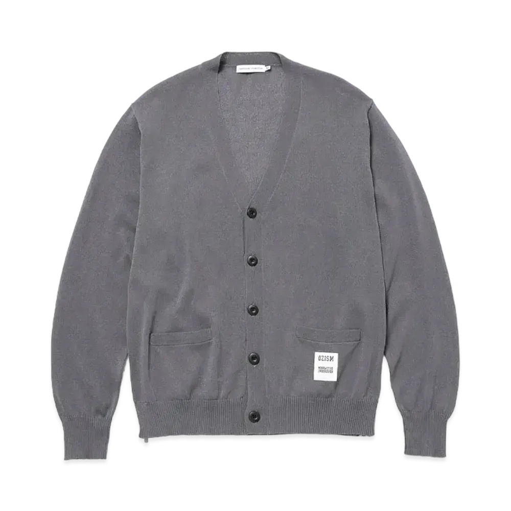 UNDERCOVER OZISM x Nonnative Monk Cardigan Poly Paper Yarn "Charcoal"