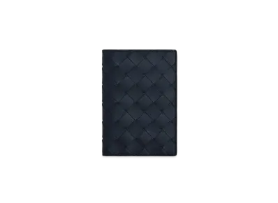 Bottega Veneta Passport Case "Midnight Blue"