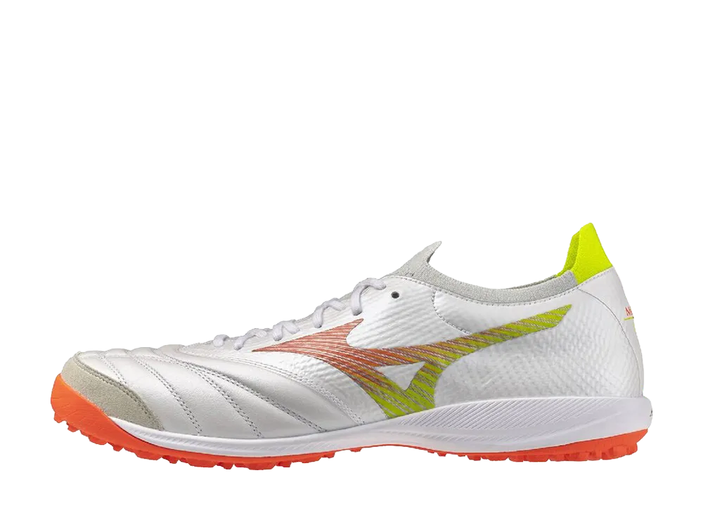 Mizuno Morelia Neo Sala β Japan TF "Super White Pearl/Orange/Yellow"