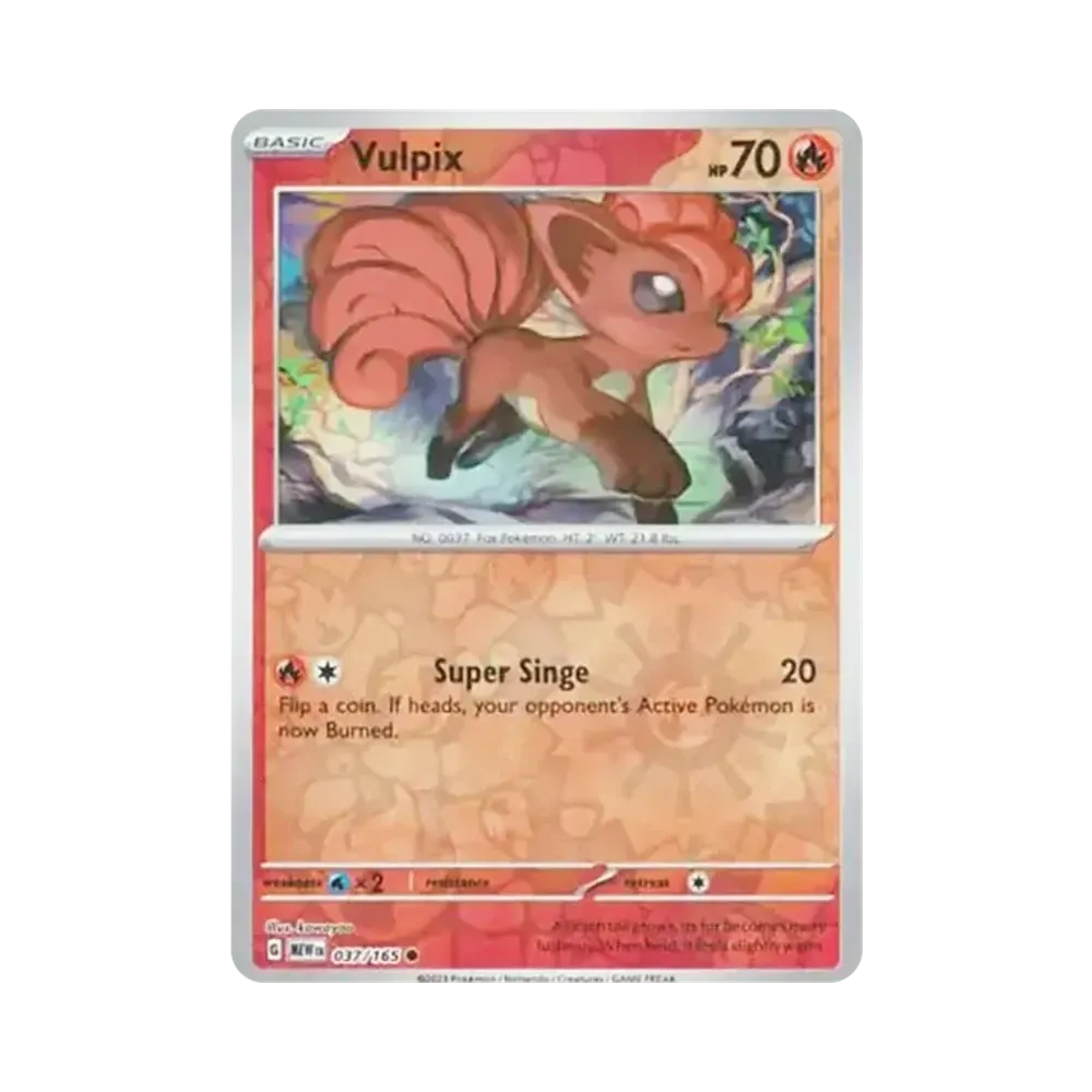 ロコン C :リバースホロ [MEW EN 037/165]【英語版】(スカーレット&バイオレット「151」)