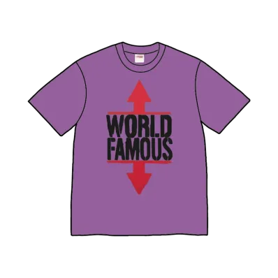 Supreme World Famous Tee "Purple"