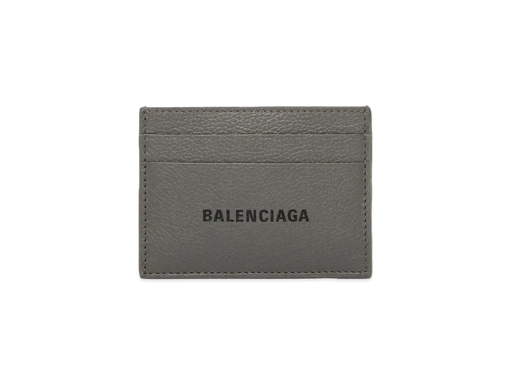 BALENCIAGA Cash Card Holder in Graphite "Gray"