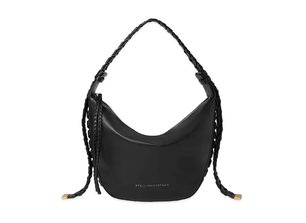 Stella McCartney Medium Zip Hobo Shoulder Bag "Black"