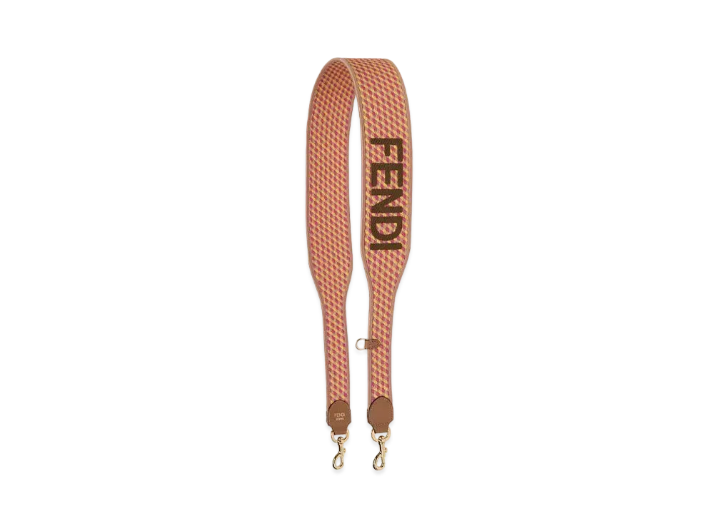FENDI Strap You Ribbon Shoulder Strap "Pink"