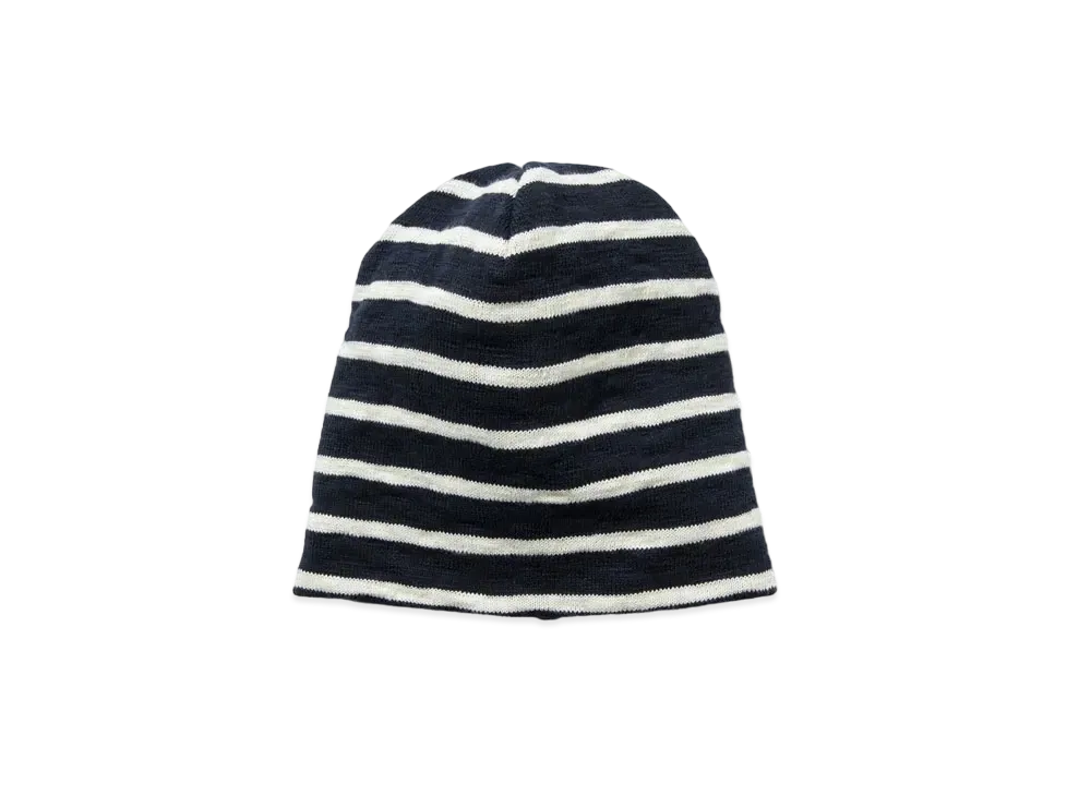 THE REAL McCOY'S COTTON MARINE STRIPE KNIT CAP "Navy"