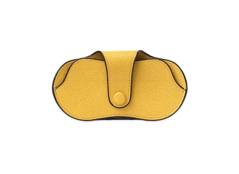 Valextra Glasses Case "Mustard Yellow"