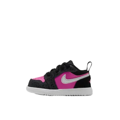 Nike TD Jordan 1 Low Alt SE "Black/Laser Fuchsia"