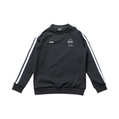 F.C.Real Bristol Training Track Crewneck Top (Kids) "Black"