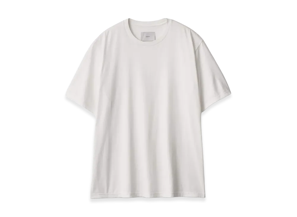 ssstein Suvin Cotton Basic Tee "Off White"