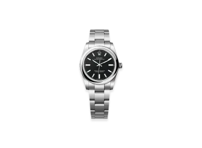ROLEX Oyster Perpetual 34mm Oystersteel 124200 "Black"