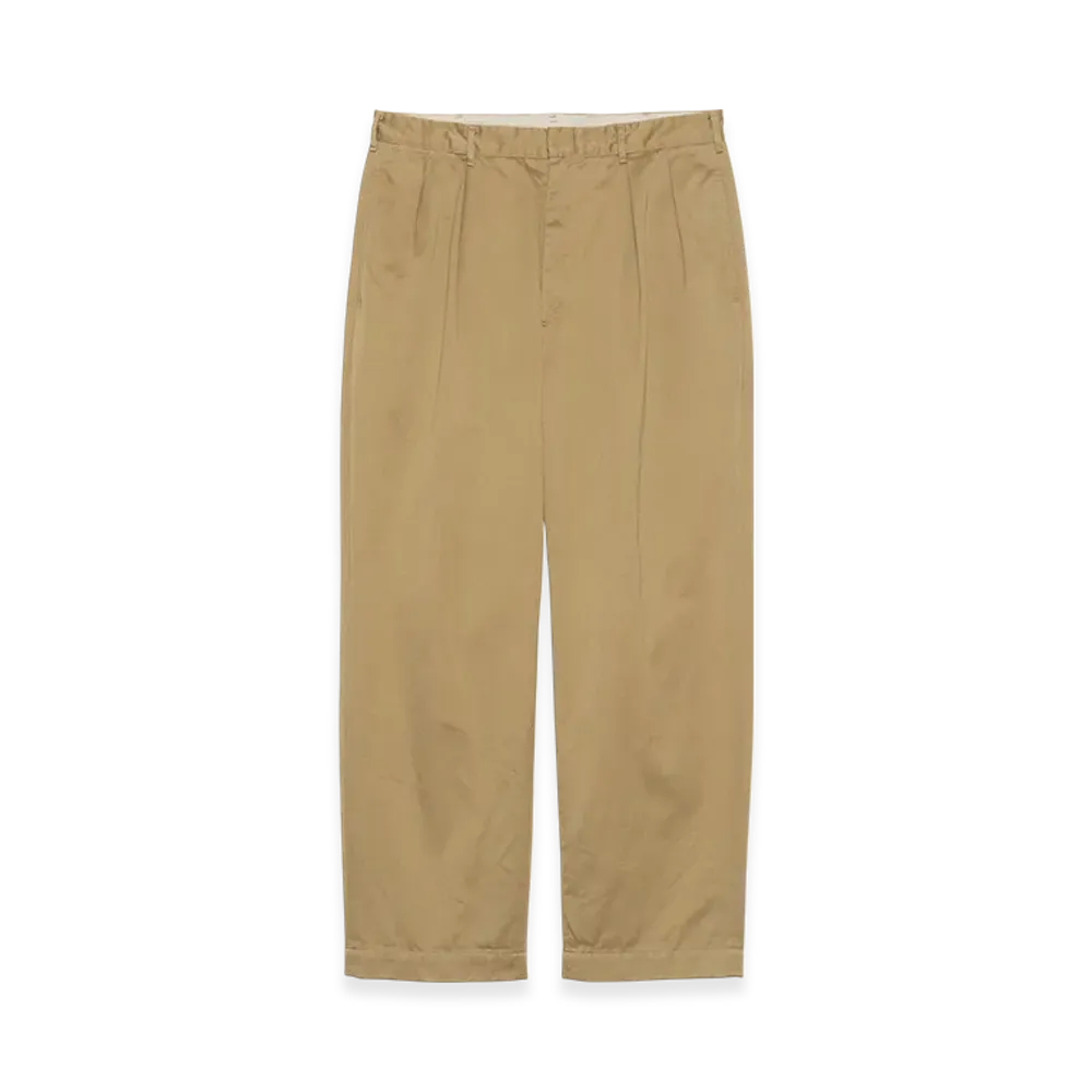 nanamica Double Pleat Chino Pants "Tan"