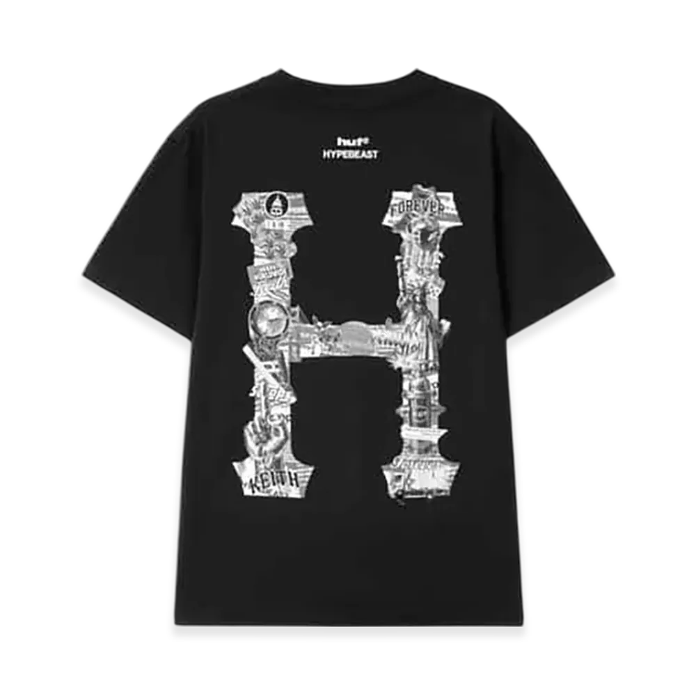 HUF x Hypebeast 20th Anniversary T-Shirt "Black"