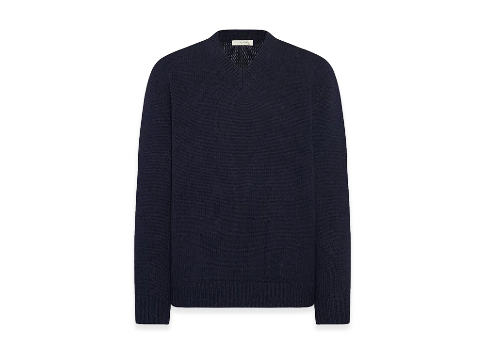 The Row Creed Cashmere Sweater "Dark Navy"