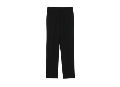 Yohji Yamamoto Pour Homme COSTUME D'HOMME SUIT GABARDINE NO TUCK PANTS "Black"