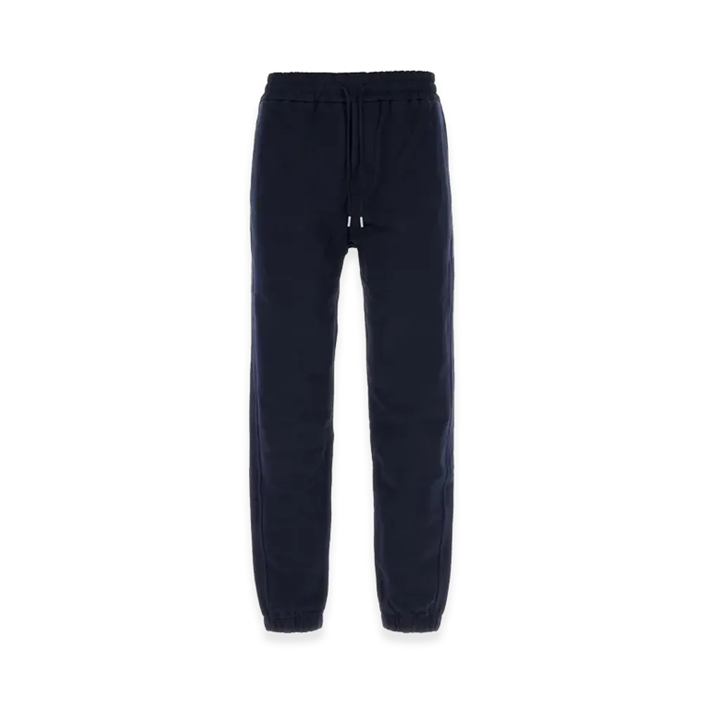 Saint Laurent Dark Blue Cotton Joggers "Blue"