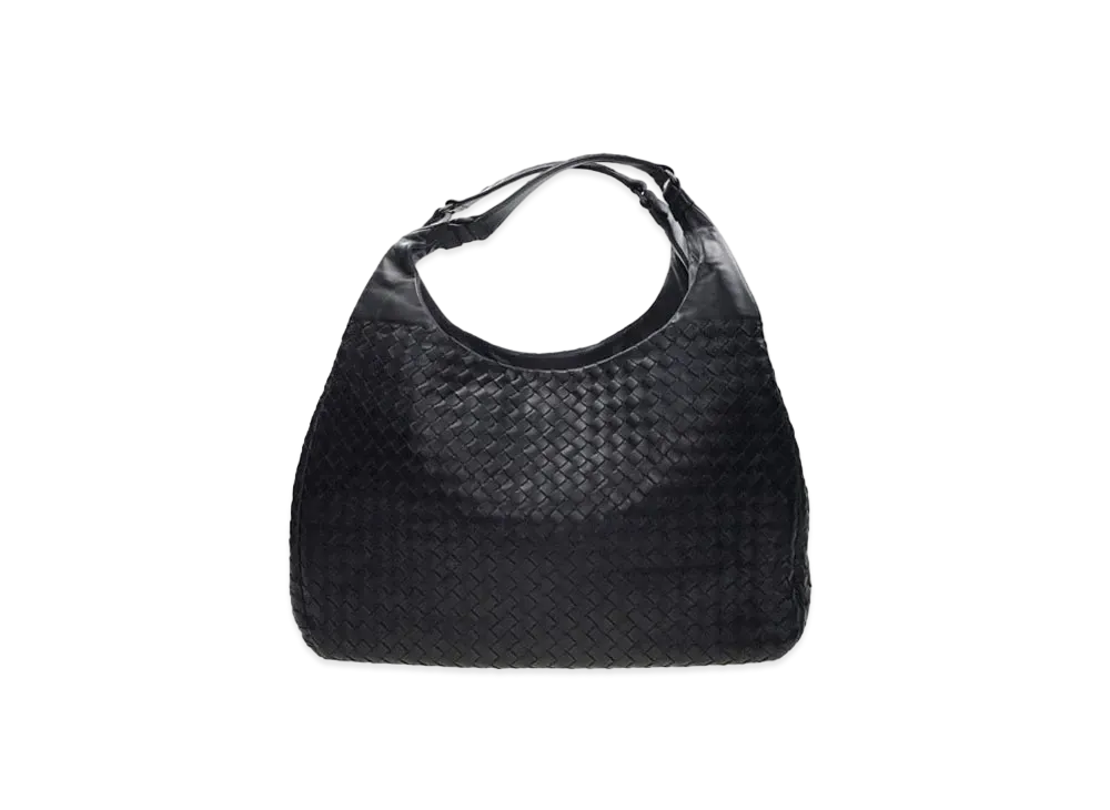 Bottega Veneta Lambskin Hand Bag "Black"