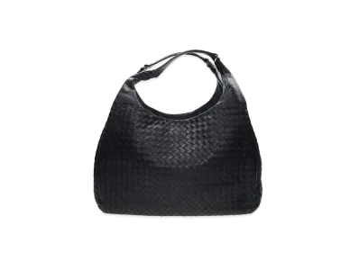 Bottega Veneta Lambskin Hand Bag "Black"