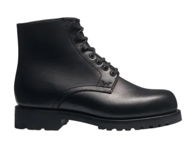J.M.Weston Women's Worker Boot #743 "Black Soft Calf"