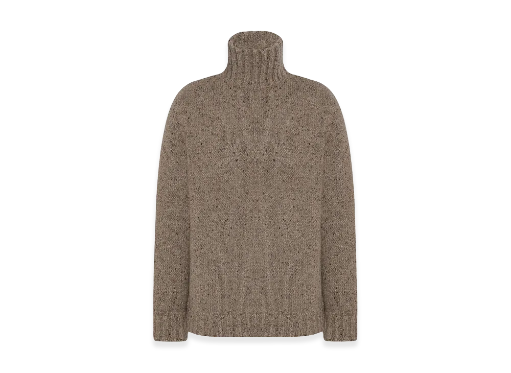 The Row Balzac Cashmere Turtleneck "Sepia"