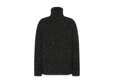 The Row Balzac Cashmere Turtleneck "Charcoal Melange"