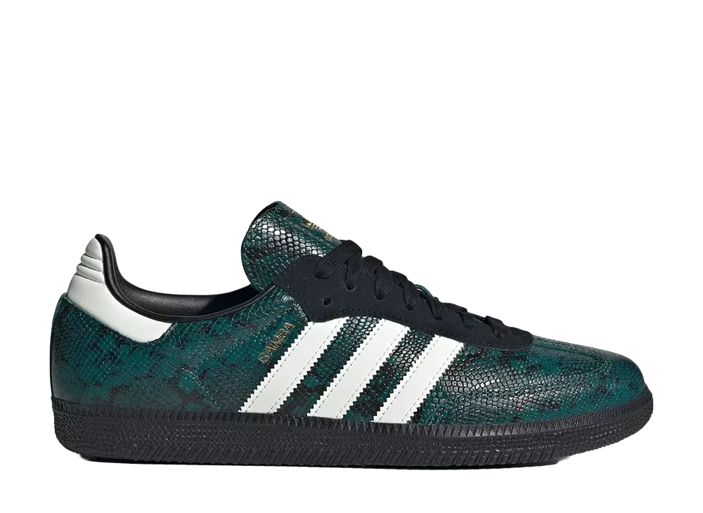 adidas Samba OG "Snakeskin/Rich Green"