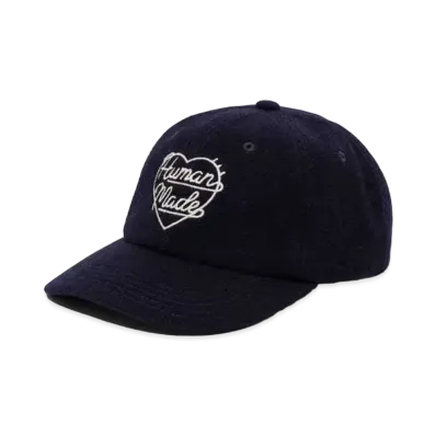 HUMAN MADE 6 Panel Wool Cap "Navy"