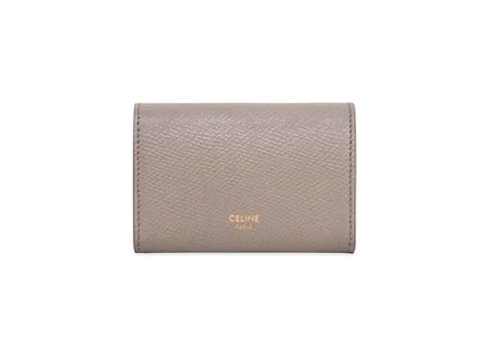 CELINE Business Card Holder in Grained Calfskin "Pure"