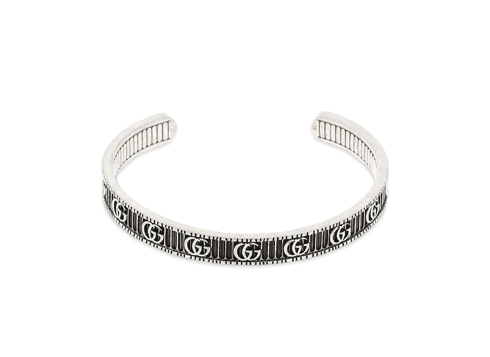GUCCI Bracelet With Double G In Silver