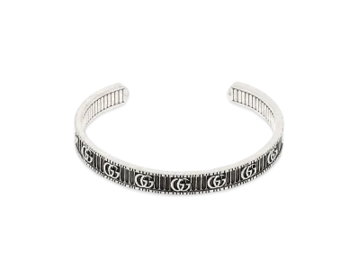 GUCCI Bracelet With Double G In Silver