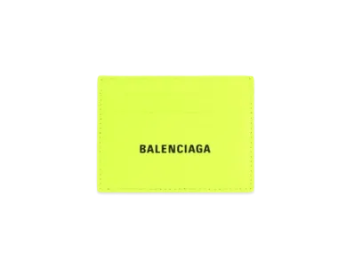 BALENCIAGA Cash Card Holder Fluo "Yellow"