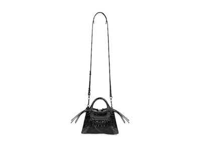 BALENCIAGA Women's Neo Classic Mini Top Handle Bag "Black"