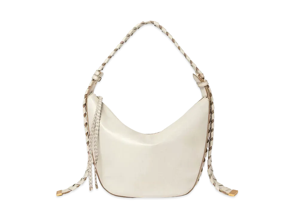 Stella McCartney Medium Zip Hobo Shoulder Bag "Clay"