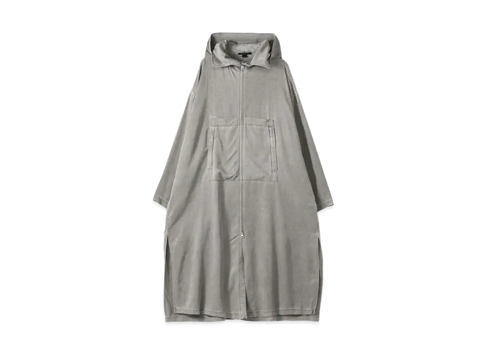 Yohji Yamamoto Y's RY/CU KERSEY PIGMENT DYE U-ANORAK C "Gray"