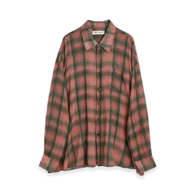 OUR LEGACY Borrowed Shirt "Big Lumbercheck Print"