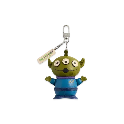 Kith x Disney Pixar Alien Toy Story Leather Key Charm "Multi"