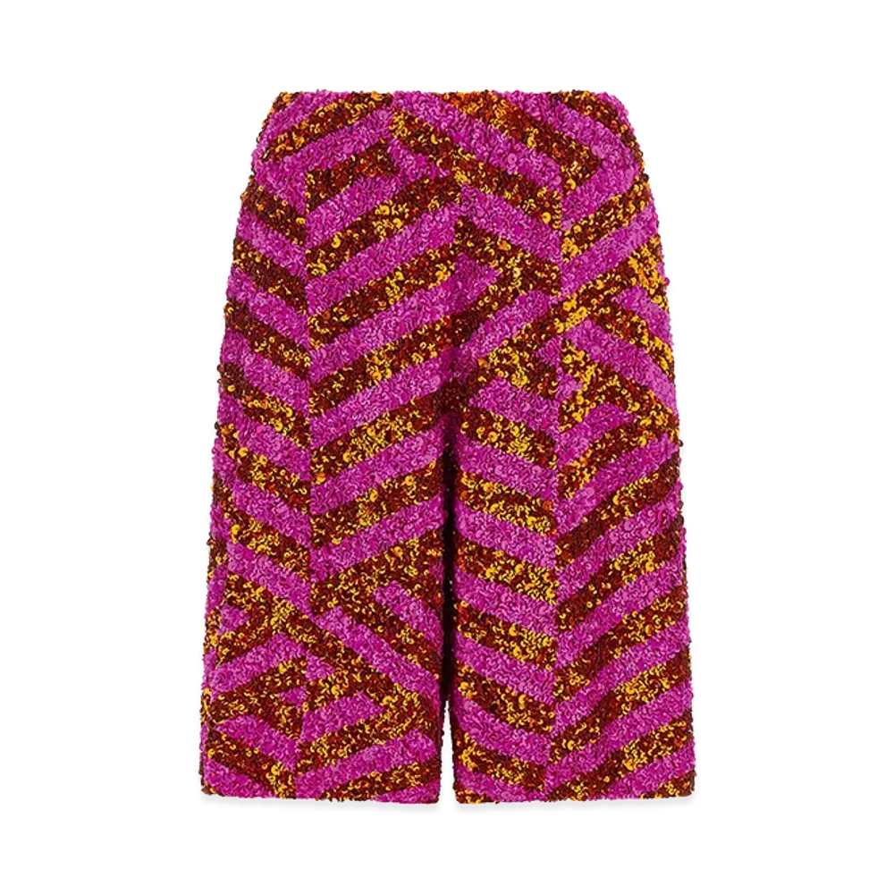 DRIES VAN NOTEN Women's 'Pomy Bis' Bermuda Shorts "Pink"