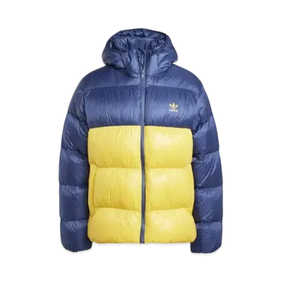 adidas Adicolor Down Regene Jacket "Night Indigo/Preloved Yellow"