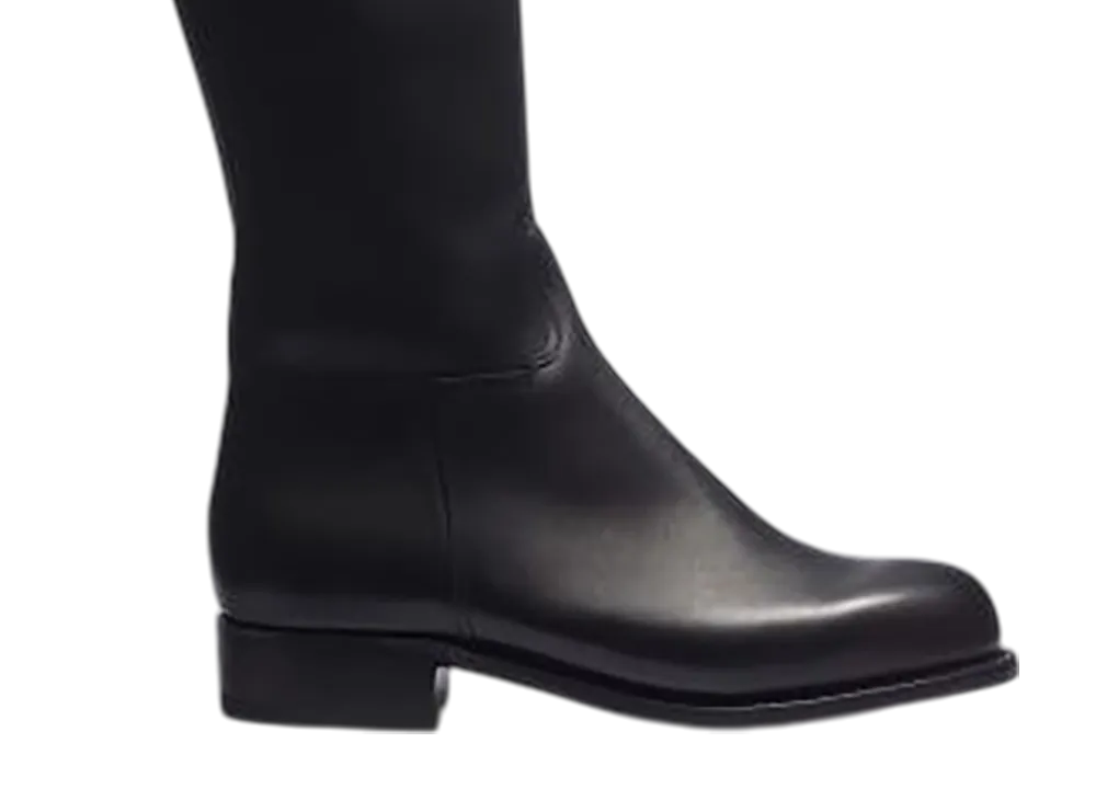 J.M.Weston Women's Riding Boots #809 "Black Soft Calf"