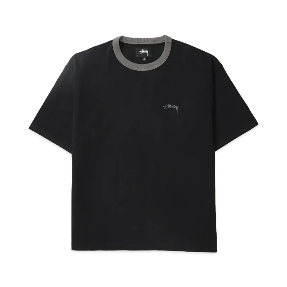 Stussy Ringer Tee "Black"