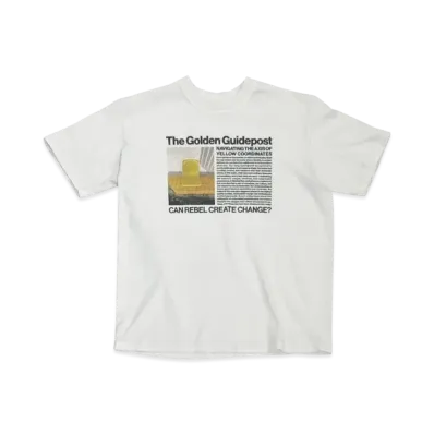 KURO 17/- Round Shape Dyed Tee "White"