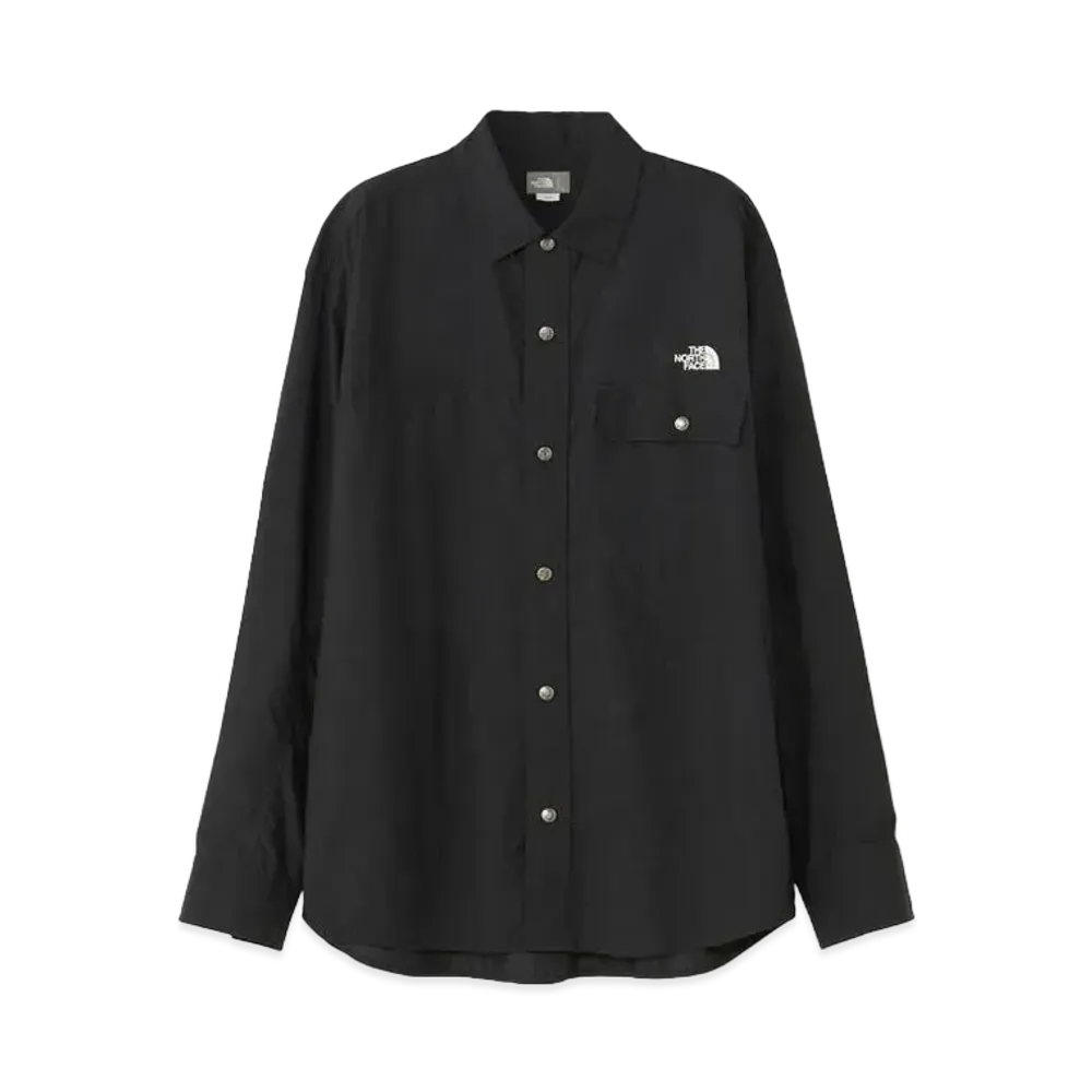 The North Face Long Sleeve Nuptse Shirt "Black"