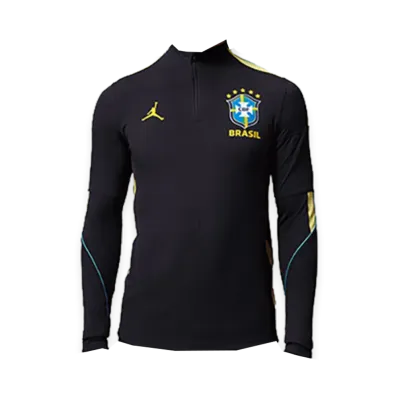 Nike 2026 Brazil Strike Elite Drill Top "Black/Yellow Pulse"