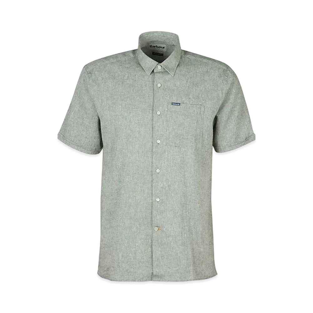Barbour Nelson Short Sleeve Shirt (Regular Fit) "Olive"