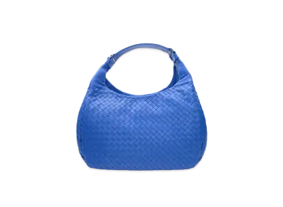 Bottega Veneta Lambskin Hand Bag "Blue"