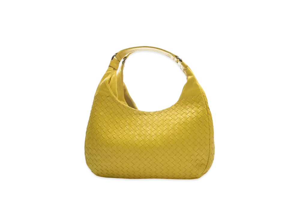 Bottega Veneta Lambskin Hand Bag "Yellow"