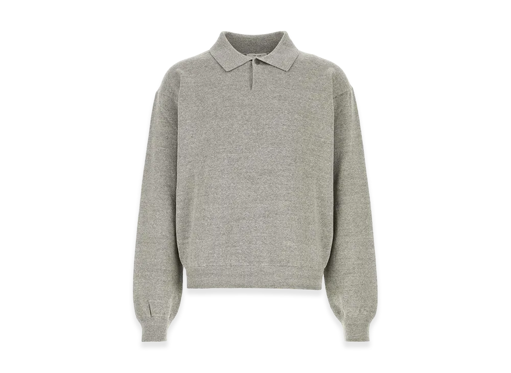 The Row Cotton Polo Shirt "Gray"