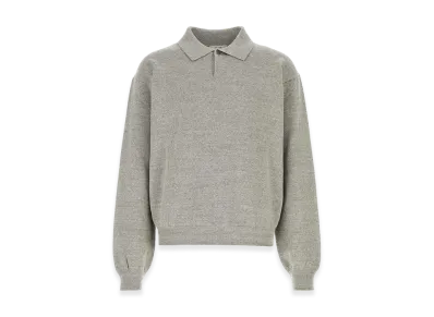 The Row Cotton Polo Shirt "Gray"